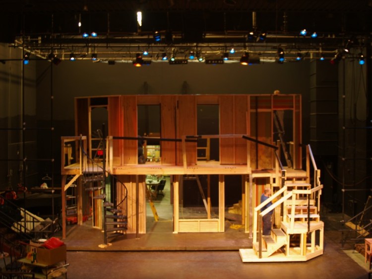 Noises Off Stage Set