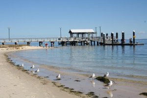 Bribie Island Jetty at Bongaree