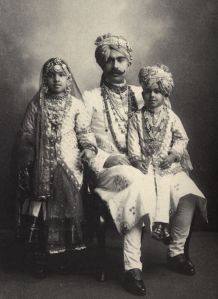 India Father and Children 1930s
