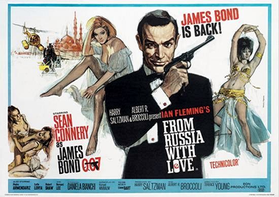 James Bond 007 Original 1964 Movie Poster